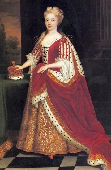 Sir Godfrey Kneller Portrait of Caroline Wilhelmina of Brandenburg Ansbach China oil painting art